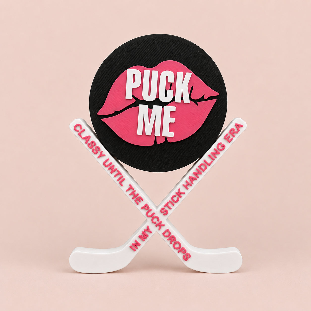 Puck Me – Hockey Shelf Sign