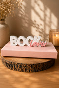 Book Lover Shelf Sign – 3D Printed Bookshelf Decor