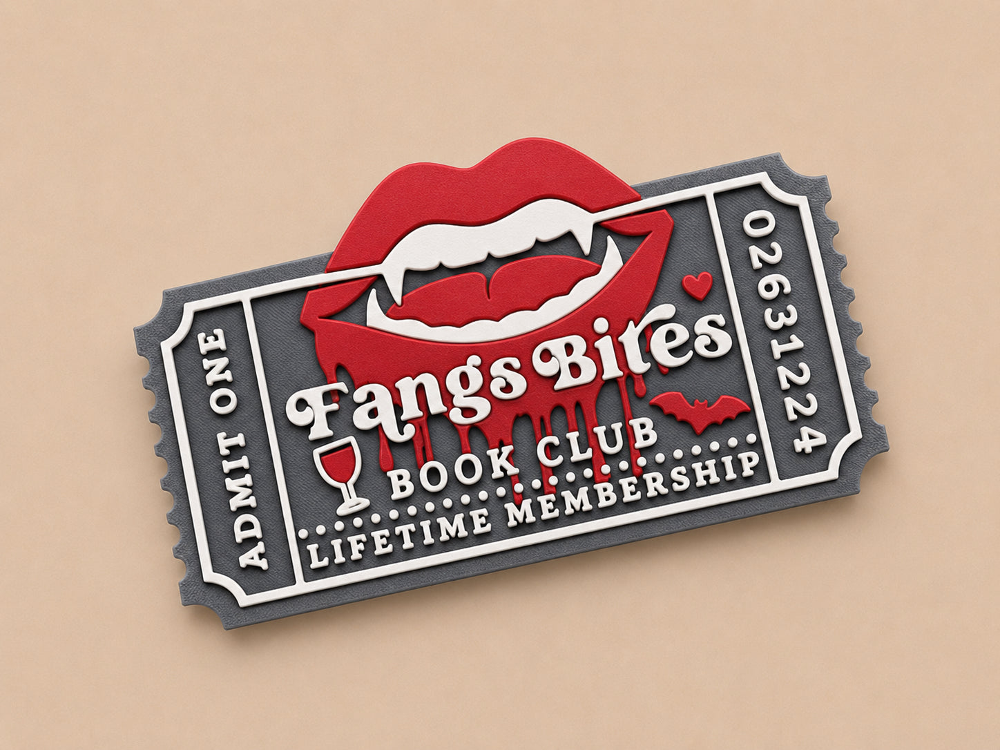 Fangs & Bites Book Club Ticket – Lifetime Membership