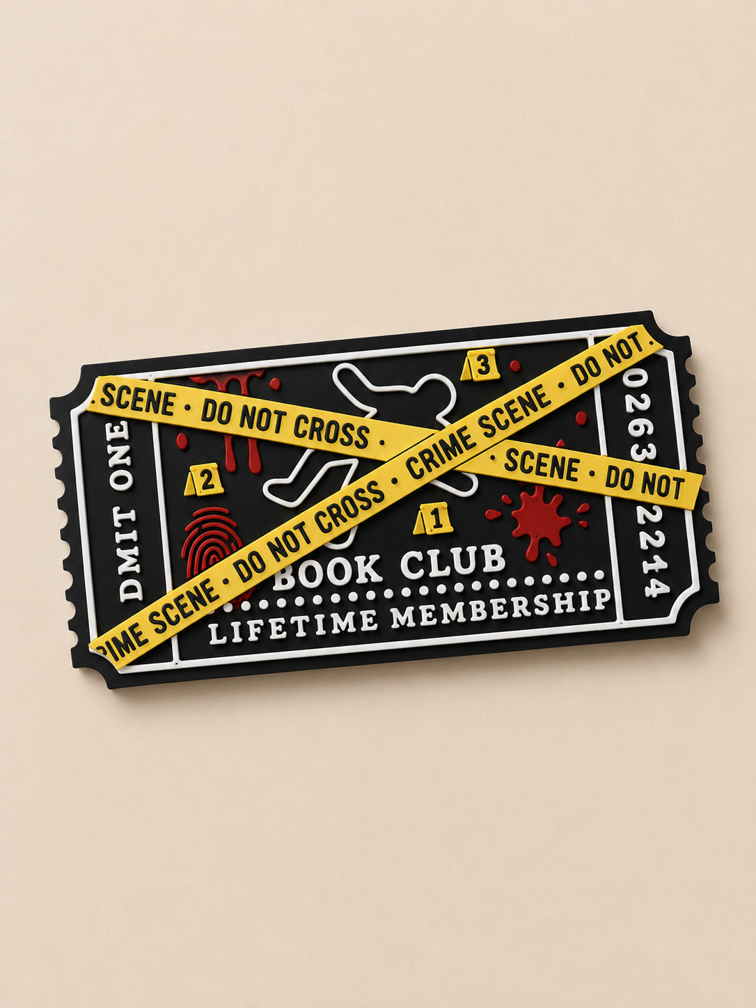 Crime Scene Book Club Ticket – Lifetime Membership