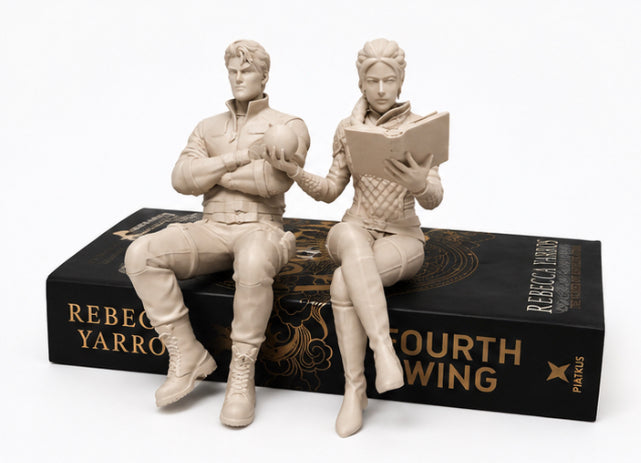 Violet & Xaden Shelf Sitters – Fourth Wing 3D Printed Figures