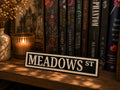 Meadows ST Street Sign – Zade Haunting Adeline Shelf Decor