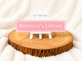 Custom Library Name Sign – Street Sign Style
