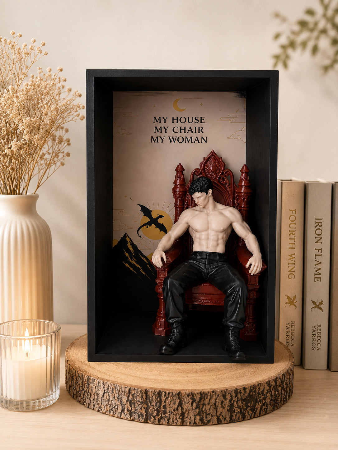 My House My Chair Book Nook – Xaden from Fourth Wing