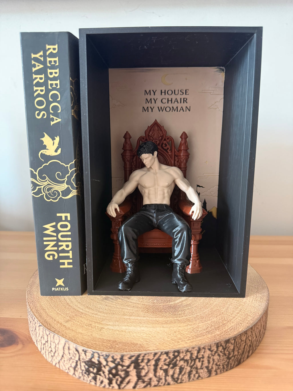 My House My Chair Book Nook – Xaden from Fourth Wing