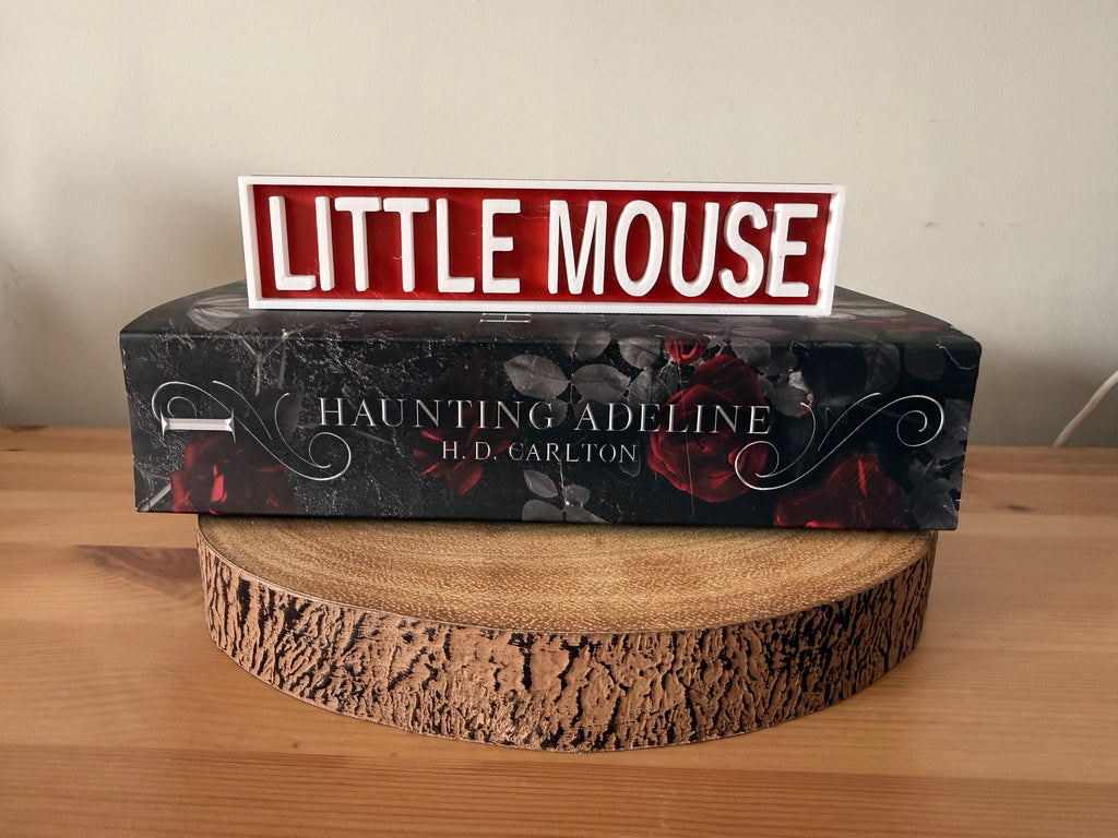 Little Mouse Shelf Sign – Haunting Adeline Bookshelf Decor