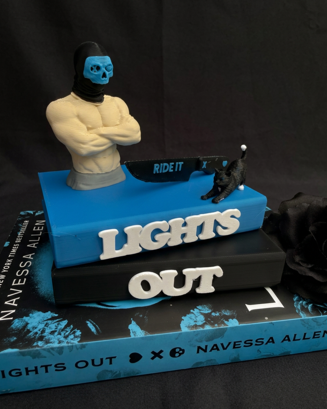 Lights Out Book Stack